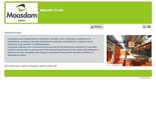 Tablet Screenshot of maasdamgroep.heeft-vacatures.nl